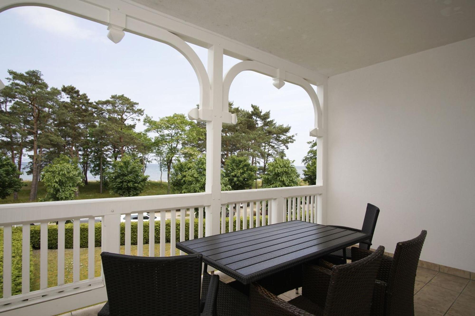 Aparthotel Ostsee Fewo 6 Balkon, Meerblick, Strand Binz Exterior photo