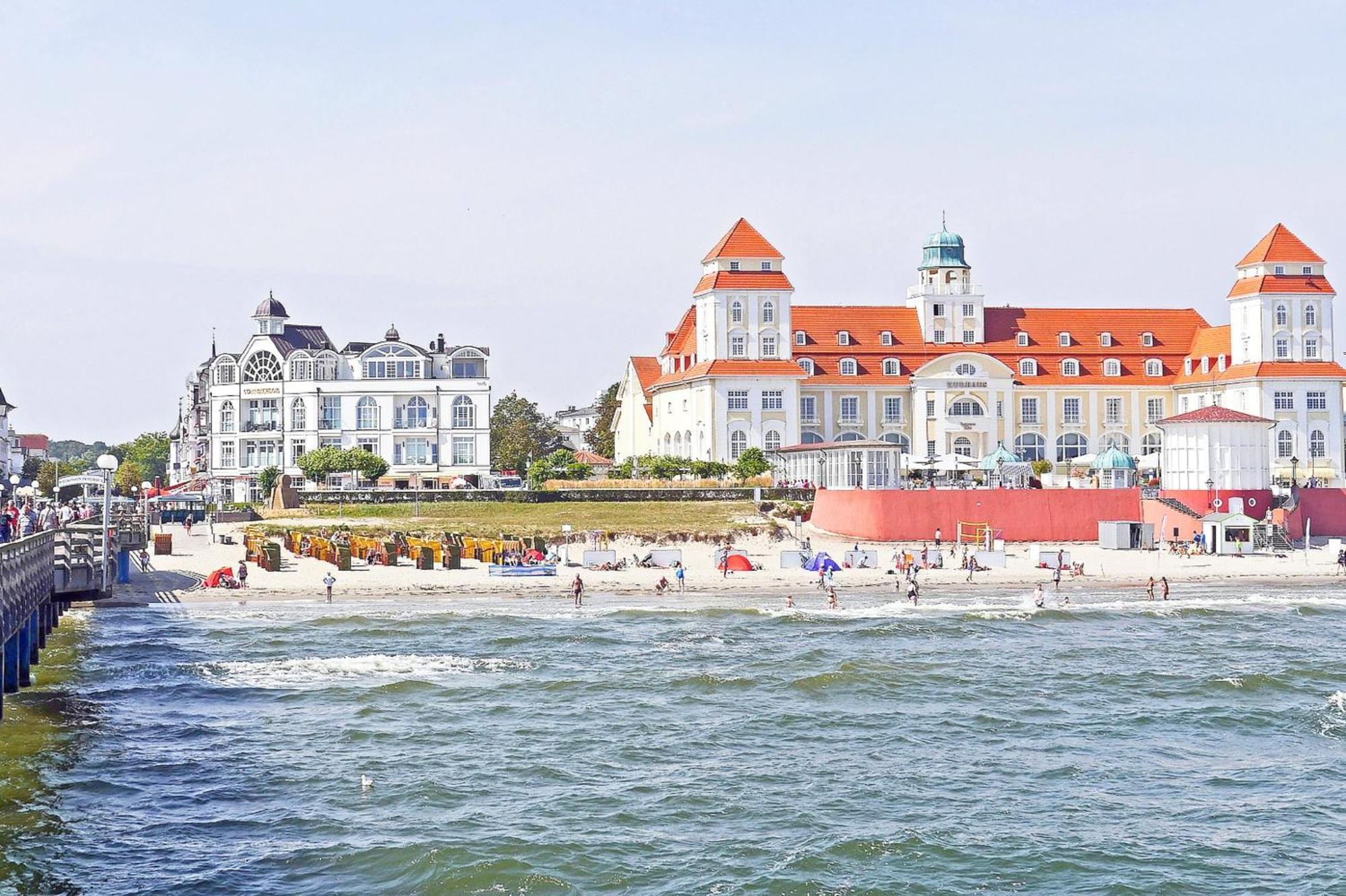 Aparthotel Ostsee Fewo 6 Balkon, Meerblick, Strand Binz Exterior photo